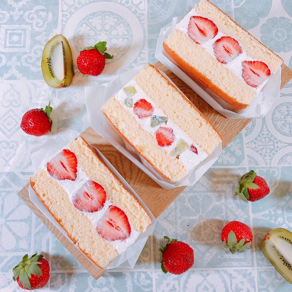 台北做蛋糕-魔法香味烘焙教室-草莓三明治
