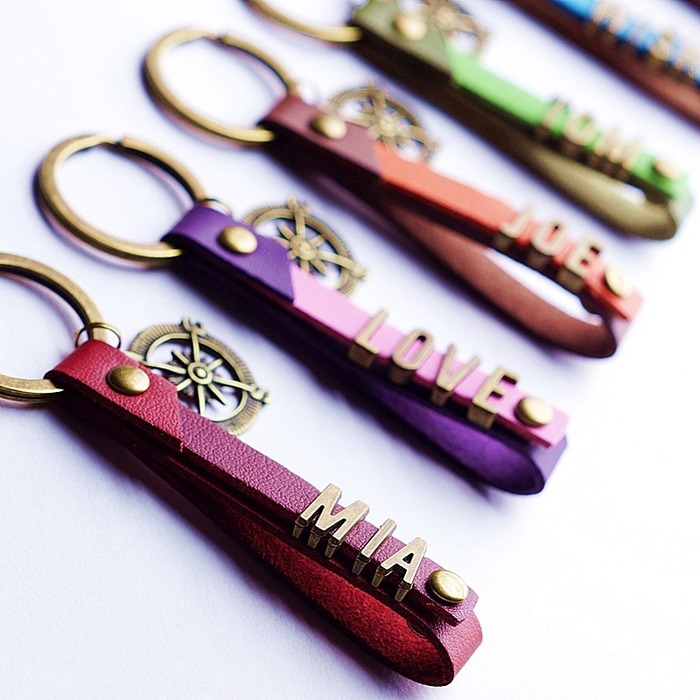 情人節禮物 客製化鑰匙圈 韓國絨 吊飾