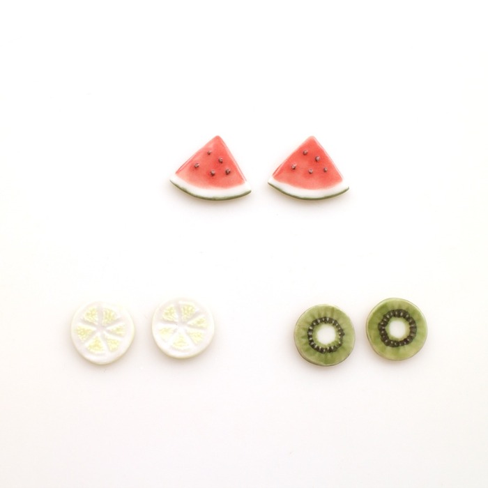 日本飾品推薦 水果耳環