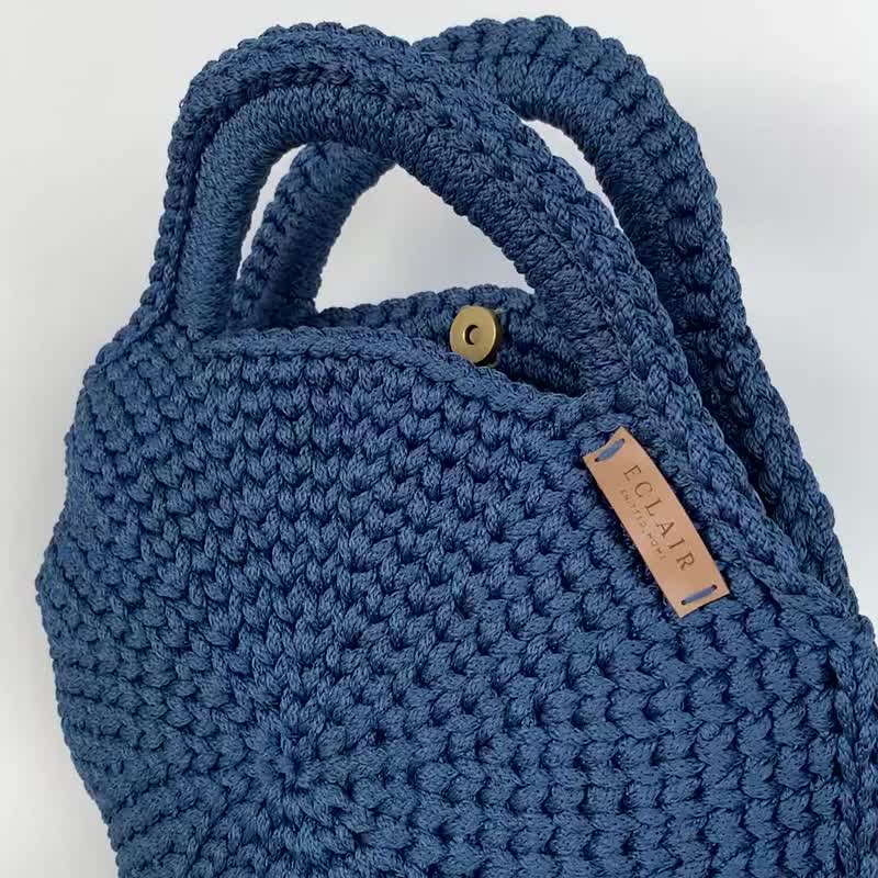 Crochet Bag, Handbag, Color bag. - Handbags & Totes - Polyester Multicolor