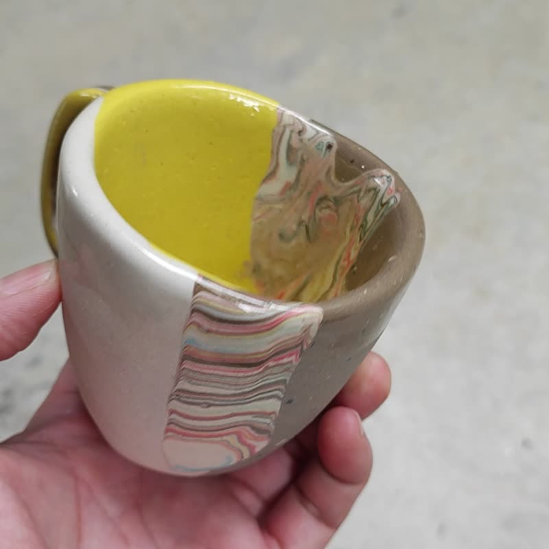 Coffee cup ceramic - Mugs - Other Materials Multicolor