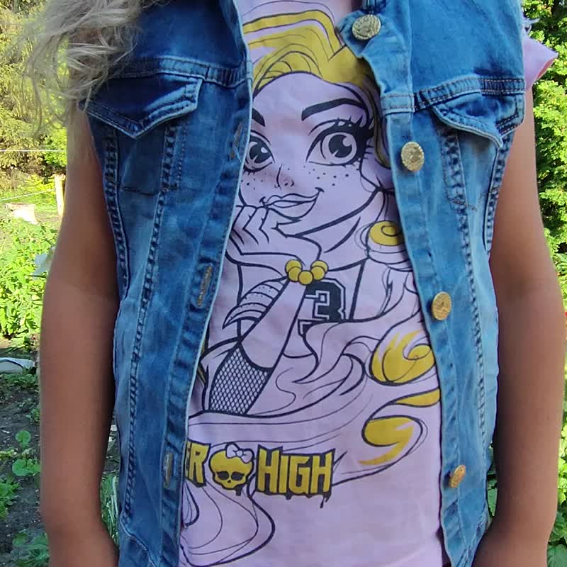 Custom hand painted denim jeans jacket, vest, pet portrait, nature, awesome gift - Women's Casual & Functional Jackets - Acrylic 