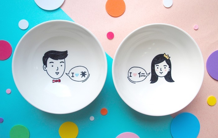 personalized baby plate and bowl set