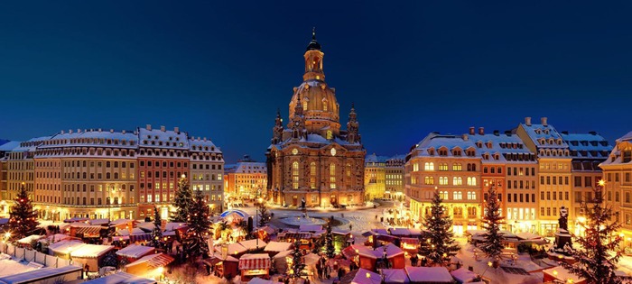 Christmas market in Dresden Germany Europe 