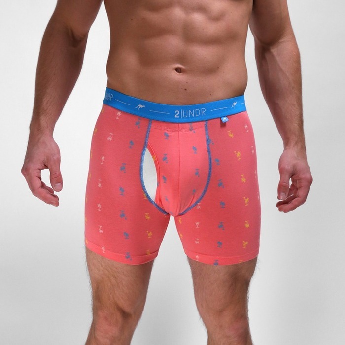 Guava color Day Shift pouch boxer briefs