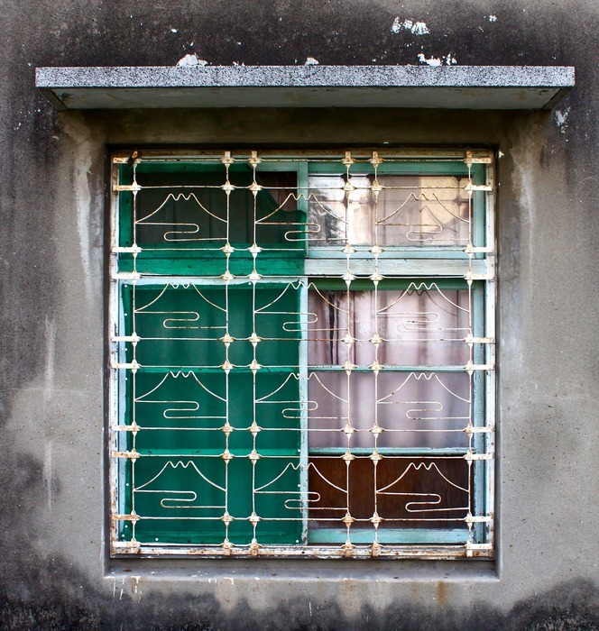 台湾のオシャレな鉄窓
