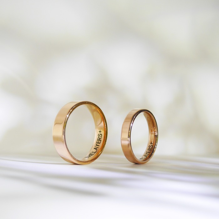 2018 Valentine's Day gift: Personalized couple rings promise rings