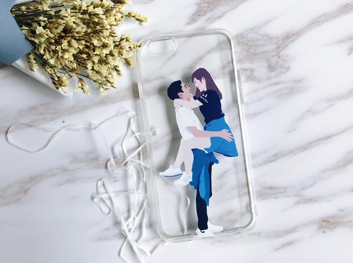2018 Valentine's Day gift: Personalized couples illustration phone case