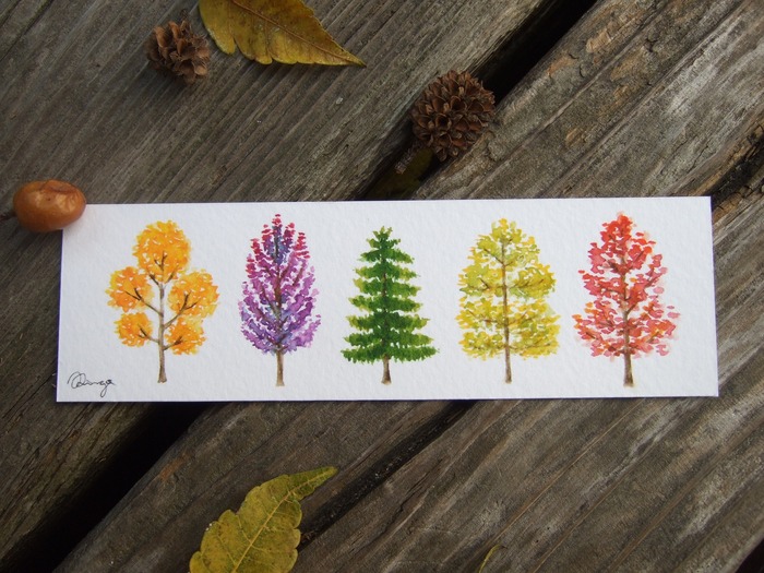 Washi Tape Watercolor Painting 