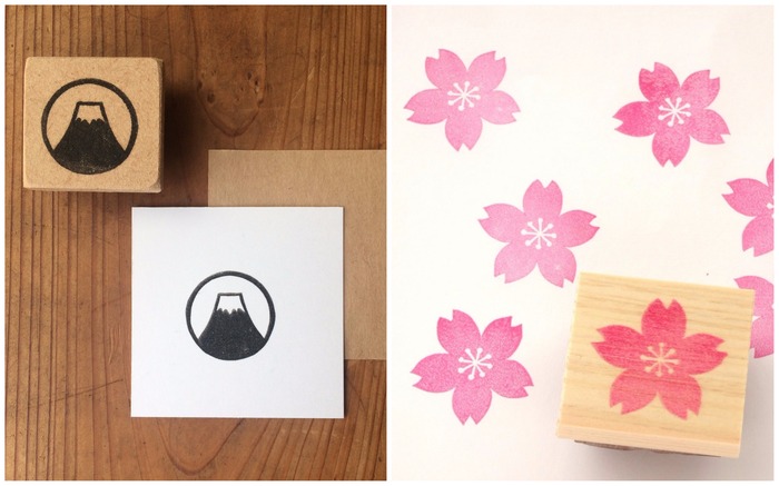 Japanese Sakura Rubber Stamps - Kawaii Pen Shop - Cutsy World