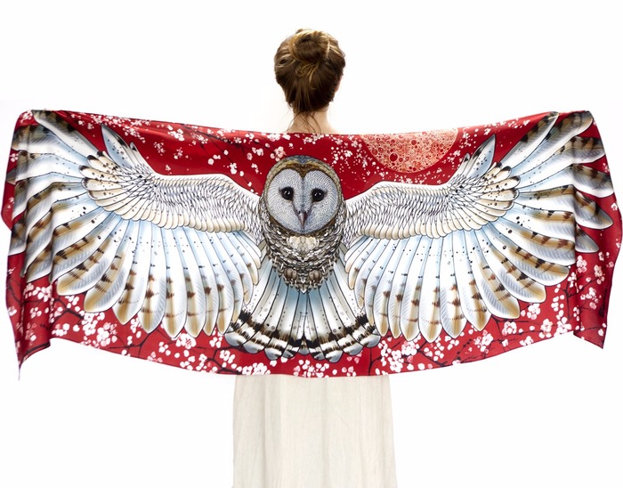 Harry Potter Hedwig owl scarf