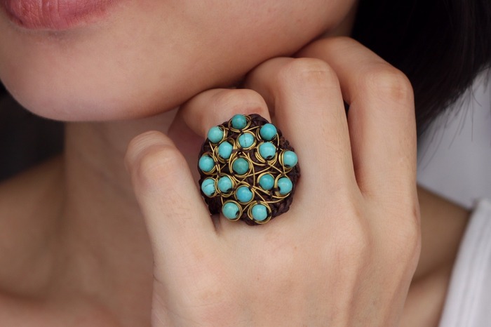 2018 horoscope and birthstones gifts for Sagittarius: turquoise ring