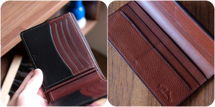 Wallet gift ideas for men: Italian vegetable tanned leather