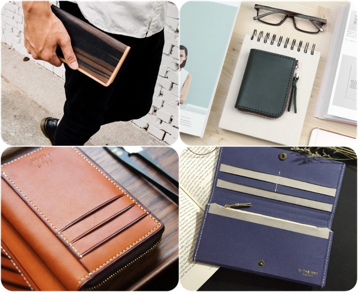 Wallet gift ideas for men: long wallet and short wallet