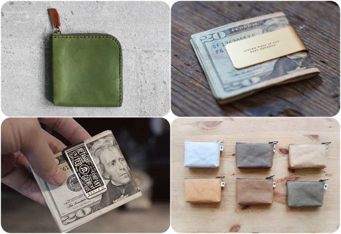 Wallet gift ideas for men: coin purse and money clip