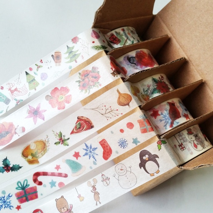 Christmas gift washi tape