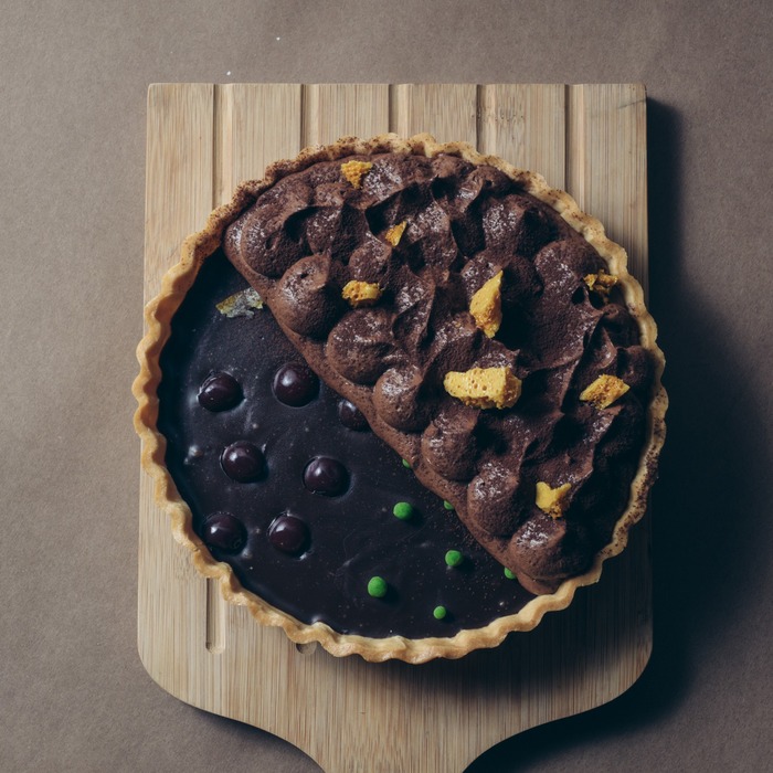 Holiday dessert: surprise chocolate tart