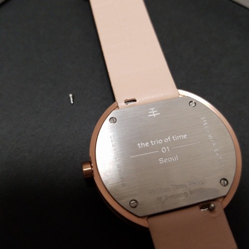 Hidden Time Watch世界第一支隱藏時光的錶-粉紅- 設計館Anicorn