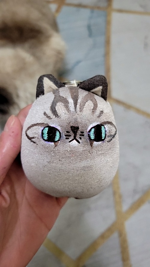 【sample】　あみぐるみ　オーダーメイド　ぬいぐるみ　キーホルダー　猫 オーダーメイド猫あみぐるみ（毛糸のぬいぐるみ） | iichi 日々