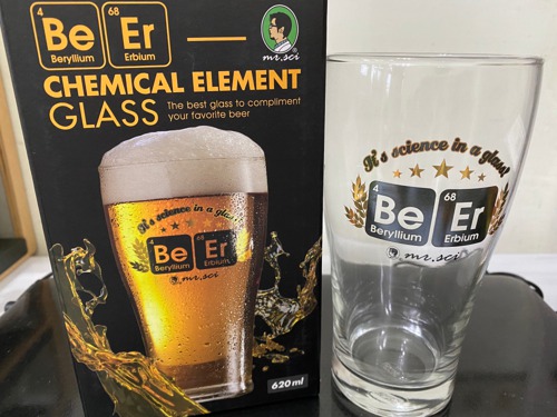 Periodic Table of Beer Can Glasses