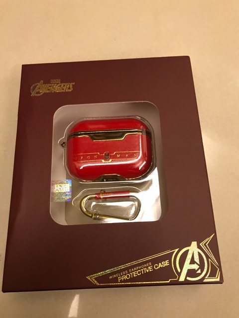 infoThink Marvel Series Leather AirPods Pro Case - Iron Man