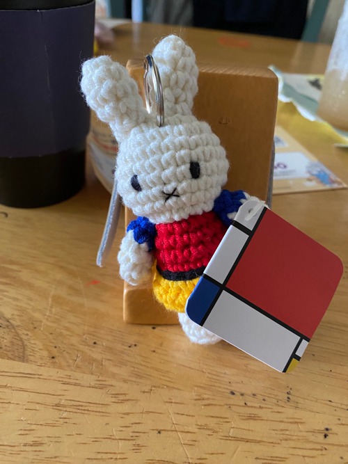 Just Dutch - Piet Mondrian Miffy Keychain