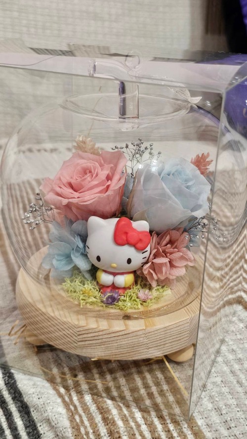 Floral Hello Kitty Glass Cup – Enchenté Designs