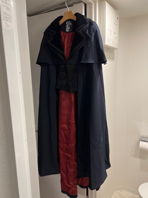 ゴシックヴァンパイア伯爵ケープジャケット - マルチカラー