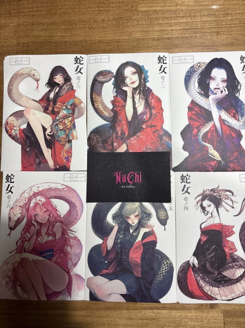 NaChiオリジナルステッカー【蛇女】 - ショップ NaChi