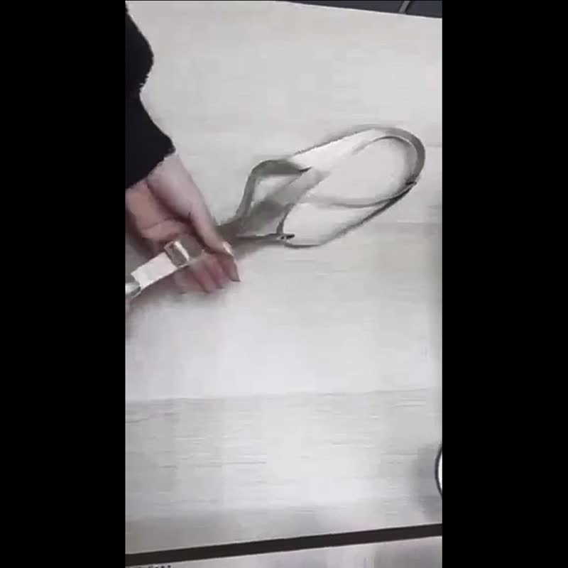 雙手釋放手組(手機小夾片+單鉤尼龍背帶)(暖心米灰) - 手機掛繩/背帶 - 其他材質 