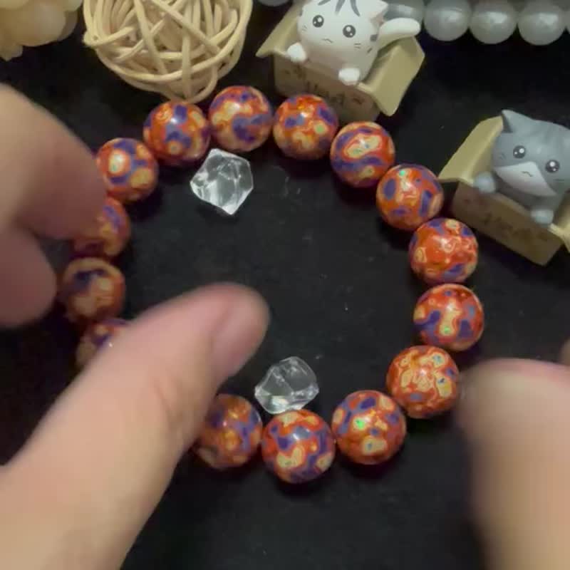 闕影宮閣 歐泊大漆手串 - 手鍊/手環 - 其他材質 