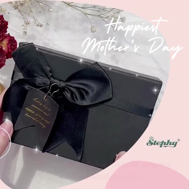TO MOTHER IN-LAW Scarf+Scarf Ring+Greeting Gift Box - ผ้าพันคอ - ผ้าไหม 