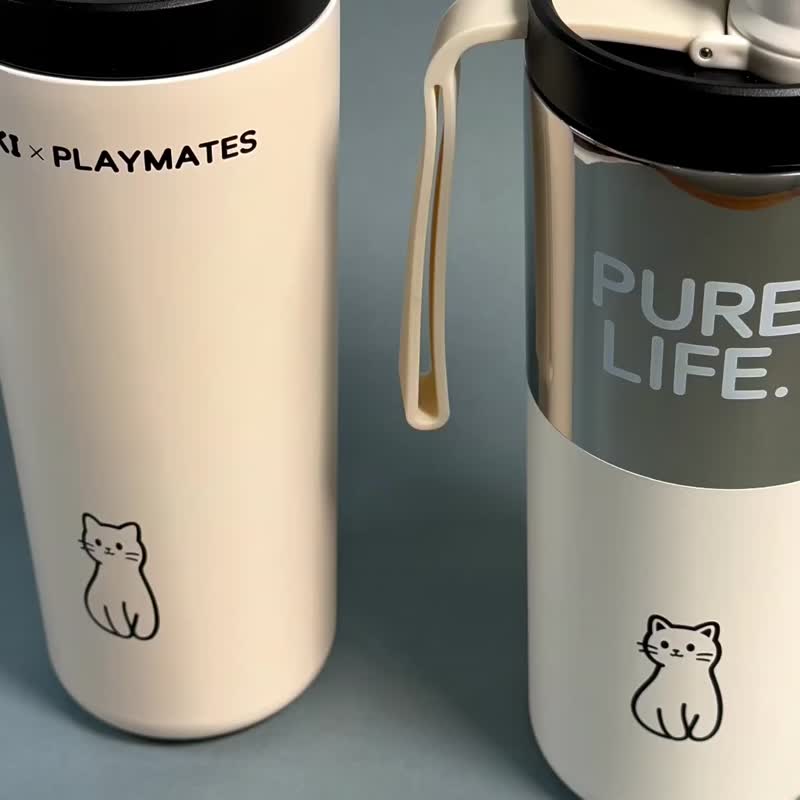 【隨行杯系列】不鏽鋼環保杯 大容量 陶瓷內膽 可客製化名字 - 保溫瓶/保溫杯 - 不鏽鋼 