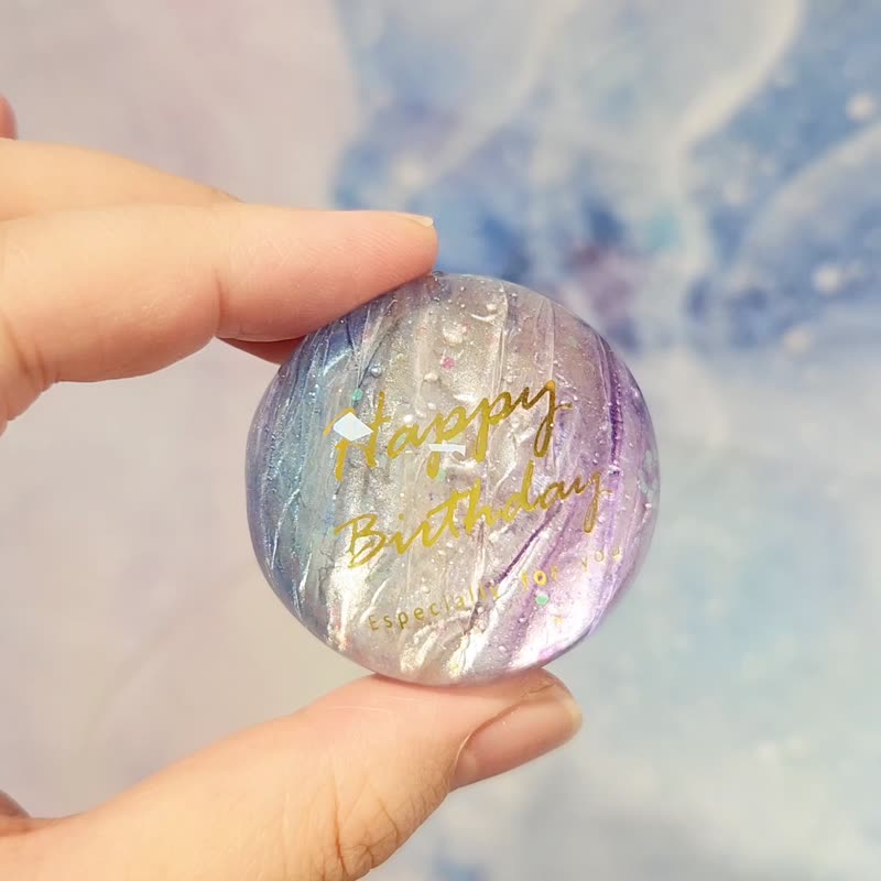 [Gift] Happy Birthday - Amino Acid Gemstone Soap - สบู่ - วัสดุอื่นๆ หลากหลายสี
