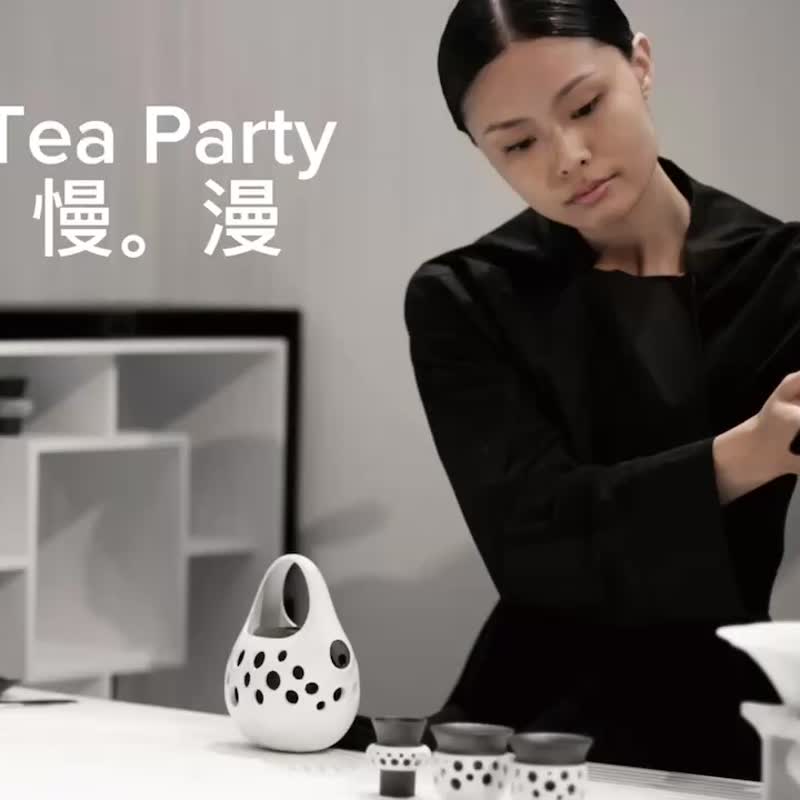 陶芸工房│漱石の急須。ゴールドピンデザイン賞 - 急須・ティーカップ - 陶器 ホワイト