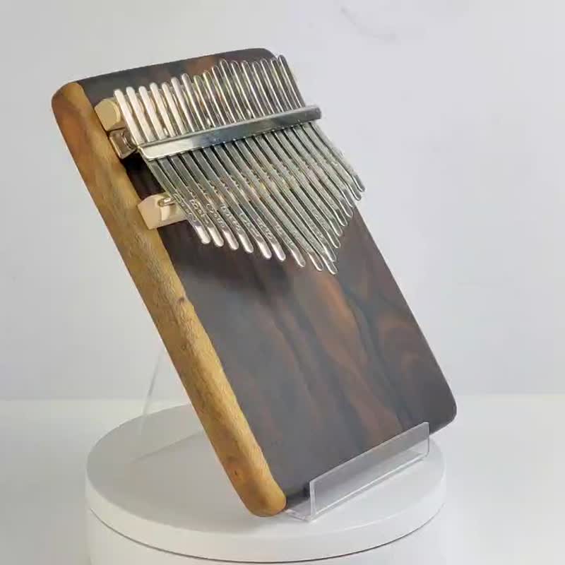 黑柿木拇指琴/ 17音單板拇指琴 /KALIMBA - 吉他/樂器 - 木頭 黑色