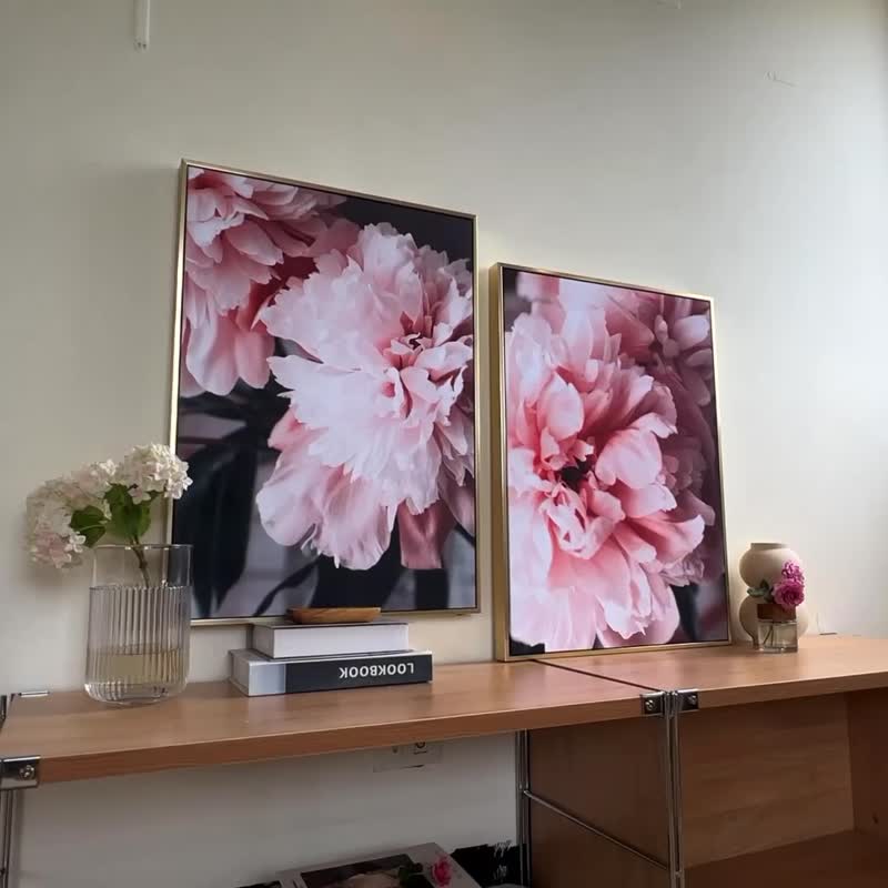 花開富貴 • 牡丹I-玄關掛畫/臥房/複製畫/花/床頭櫃/新年佈置 - 海報/掛畫/掛布 - 其他材質 多色