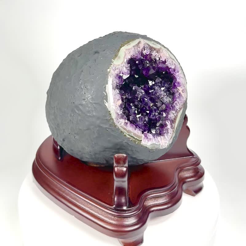 烏拉圭圓洞 073020 - 擺飾/家飾品 - 水晶 紫色