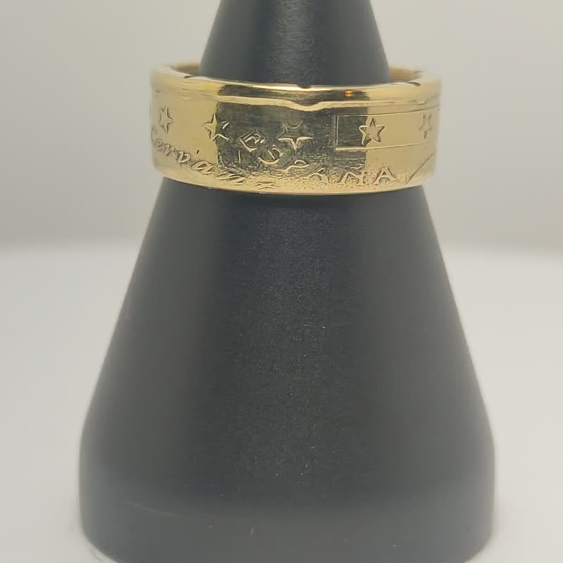 Spain Ring For Man, Spain Ring Man, Old Spain Coin Ring, Spainish Coin Ring - 戒指 - 其他金屬 
