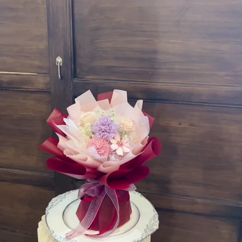 噴錢花束/驚喜花束/遙控噴錢花束/情人節/母親節/生日 - 乾燥花/永生花 - 其他材質 