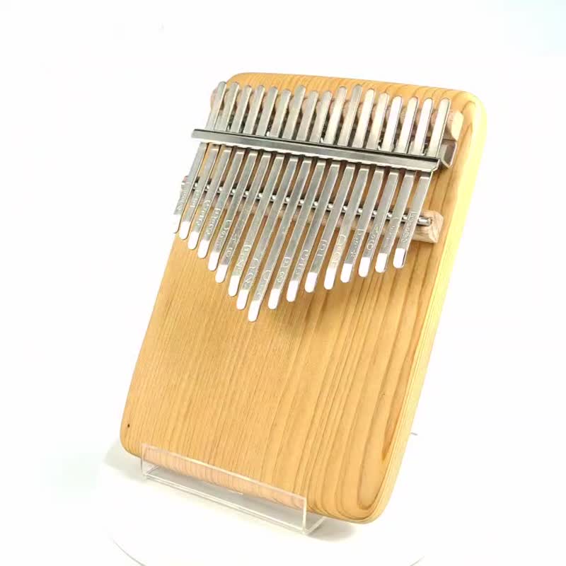 台灣紅檜拇指琴/17音拇指琴/KALIMBA - 吉他/樂器 - 木頭 咖啡色