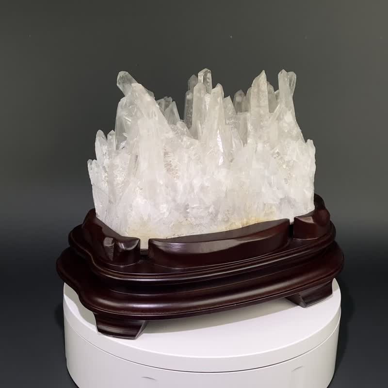 白晶簇  022500 - 擺飾/家飾品 - 水晶 白色