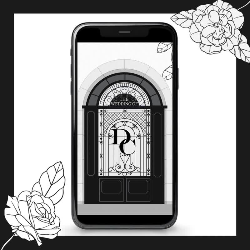 【客製】動態電子喜帖-CHANEL 香奈兒 婚紗相 電子檔 出席統計 - 電子喜帖/賀卡/邀請函 - 其他材質 