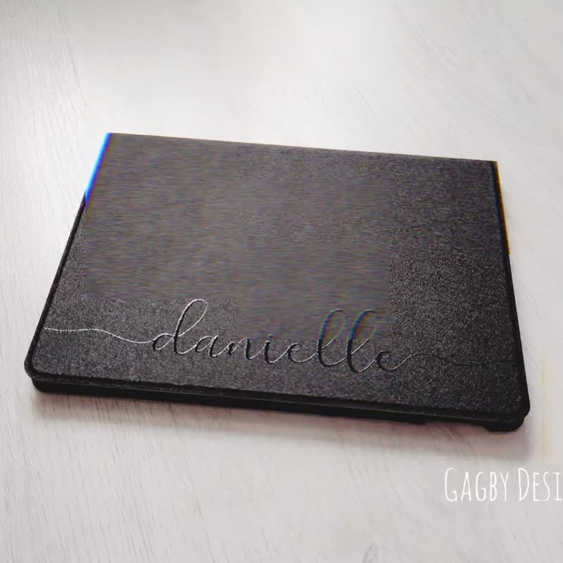 低調層次黑 加名 iPad case筆槽保護殼Pro 11 Air 5 4 10代 12.9 - 平板/電腦保護殼 - 塑膠 藍色