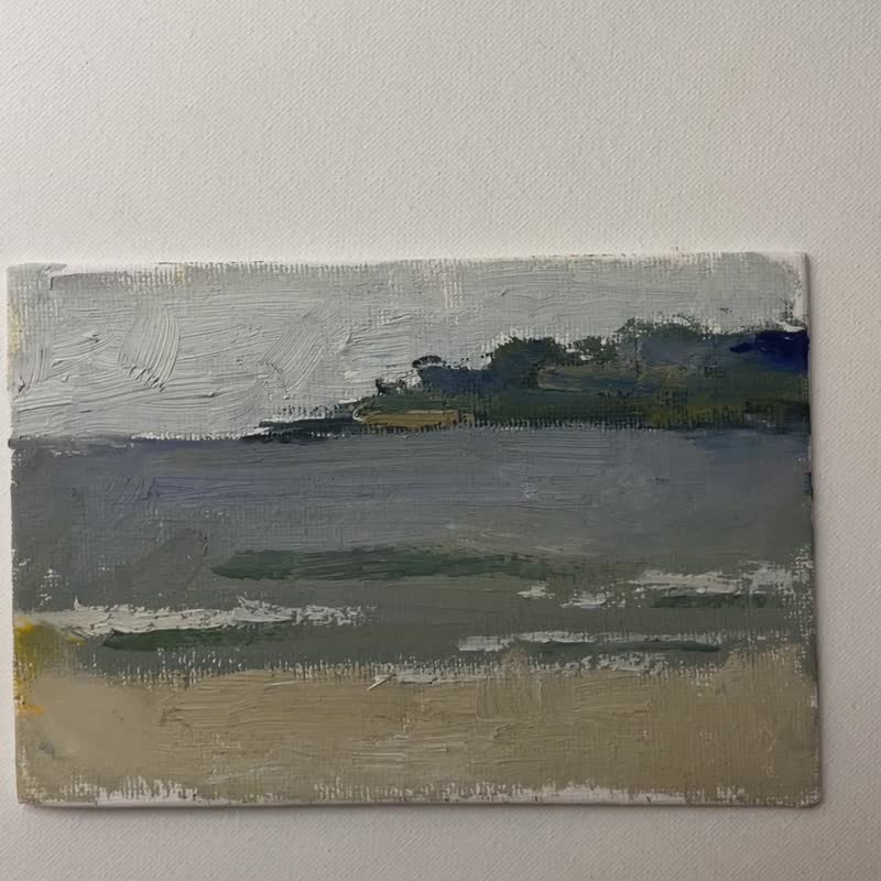 Carmel by the Sea, oil painting 4x6 in (10x15cm) - 插畫/繪畫/寫字 - 其他材質 