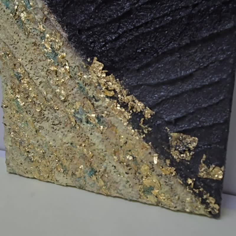 壓克力畫/丙烯肌理藝術創作【越過界】原創手作/送禮20×20裝飾畫 - 擺飾/家飾品 - 壓克力 