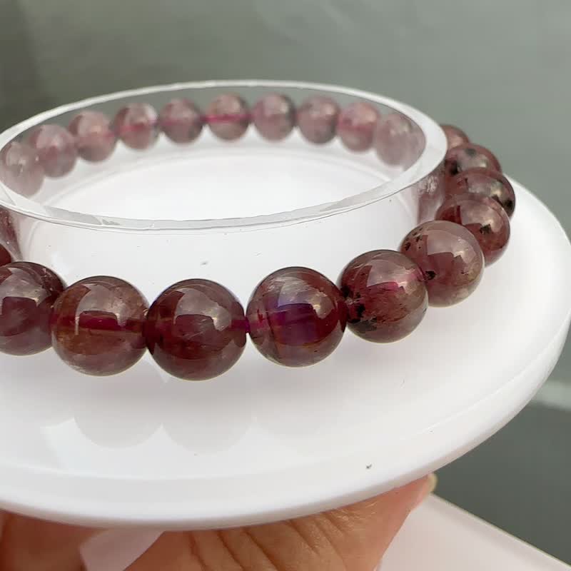 Xinchen-Transparent Red Aurora Bracelet - Bracelets - Crystal Red