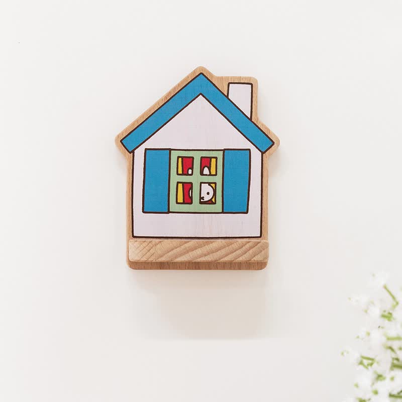 【Pinkoi x miffy】Miffy key hanger/key storage/home decoration - กล่องเก็บของ - ไม้ หลากหลายสี