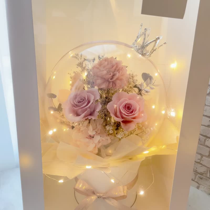 Miss. Flower Mystery Korean Style Balloon Bouquet Bobo Ball Will Not Destroy the Opening Ceremony - Dried Flowers & Bouquets - Plants & Flowers Multicolor