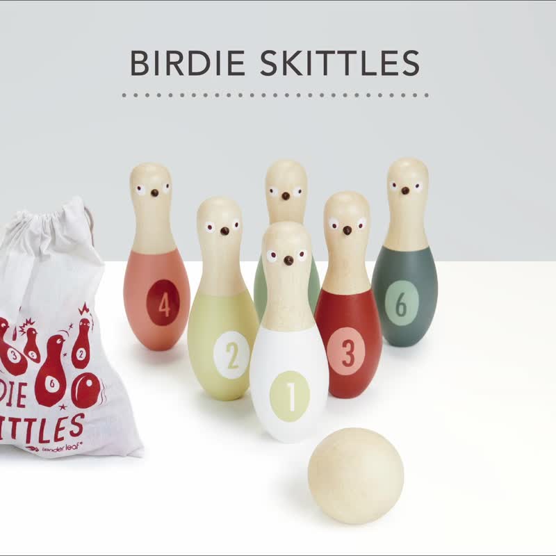 Birdie Skittles - Kids' Toys - Wood 